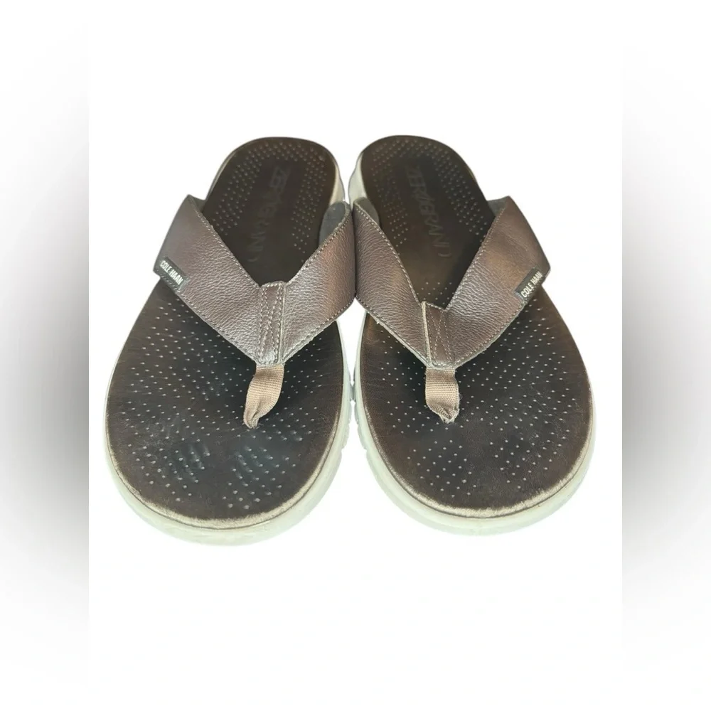 Cole Haan Zerogrand Leather Sandal Mens Size 10 Brown